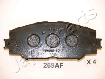 PASTIGLIE FRENO ANTERIORE TOYOTA RAV 4 (A3) 2.2 D - Autoricambi4x4