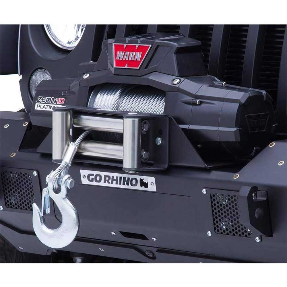 Piastra di montaggio fairlead per paraurti Trailline Go Rhino - Autoricambi4x4