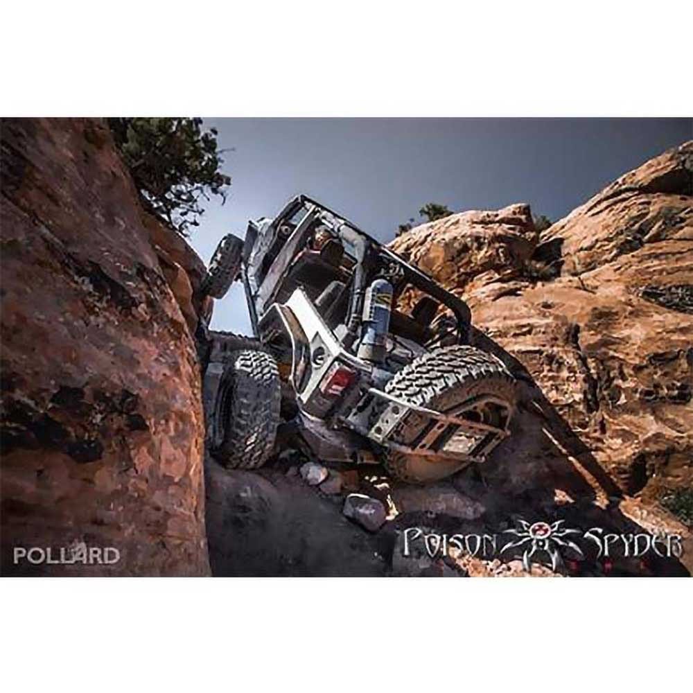 Porta ruota montato sul telaio Poison Spyder - Autoricambi4x4