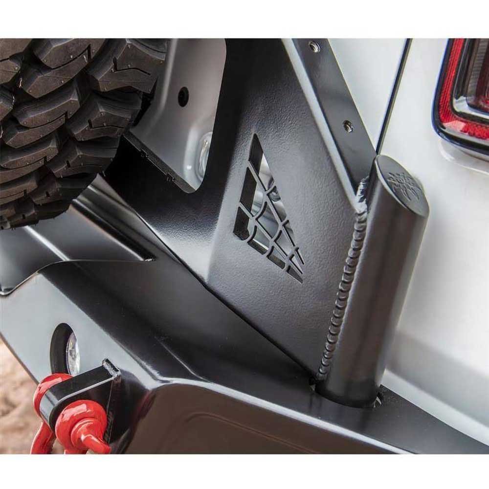 Portaruota fissato al telaio con supporto telecamera Poison Spyder - Autoricambi4x4