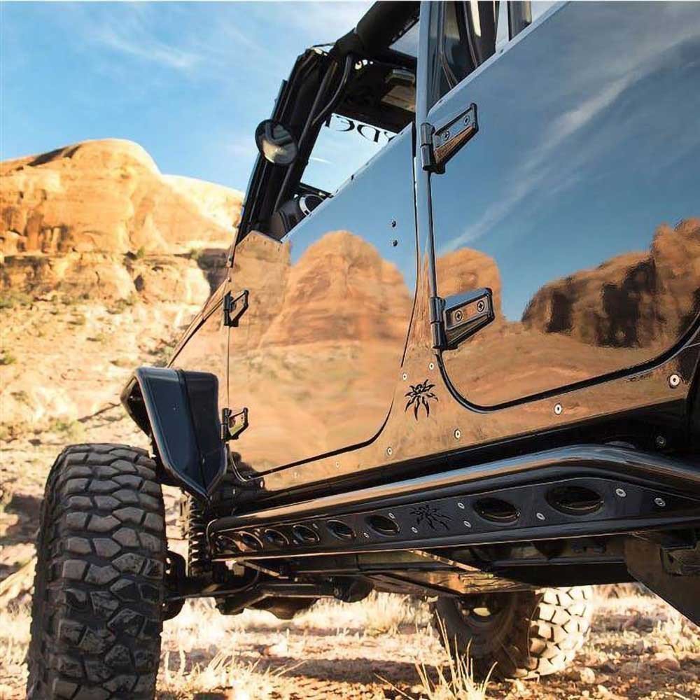 Protezioni sottoporta Rocker Knockers Poison Spyder - Autoricambi4x4