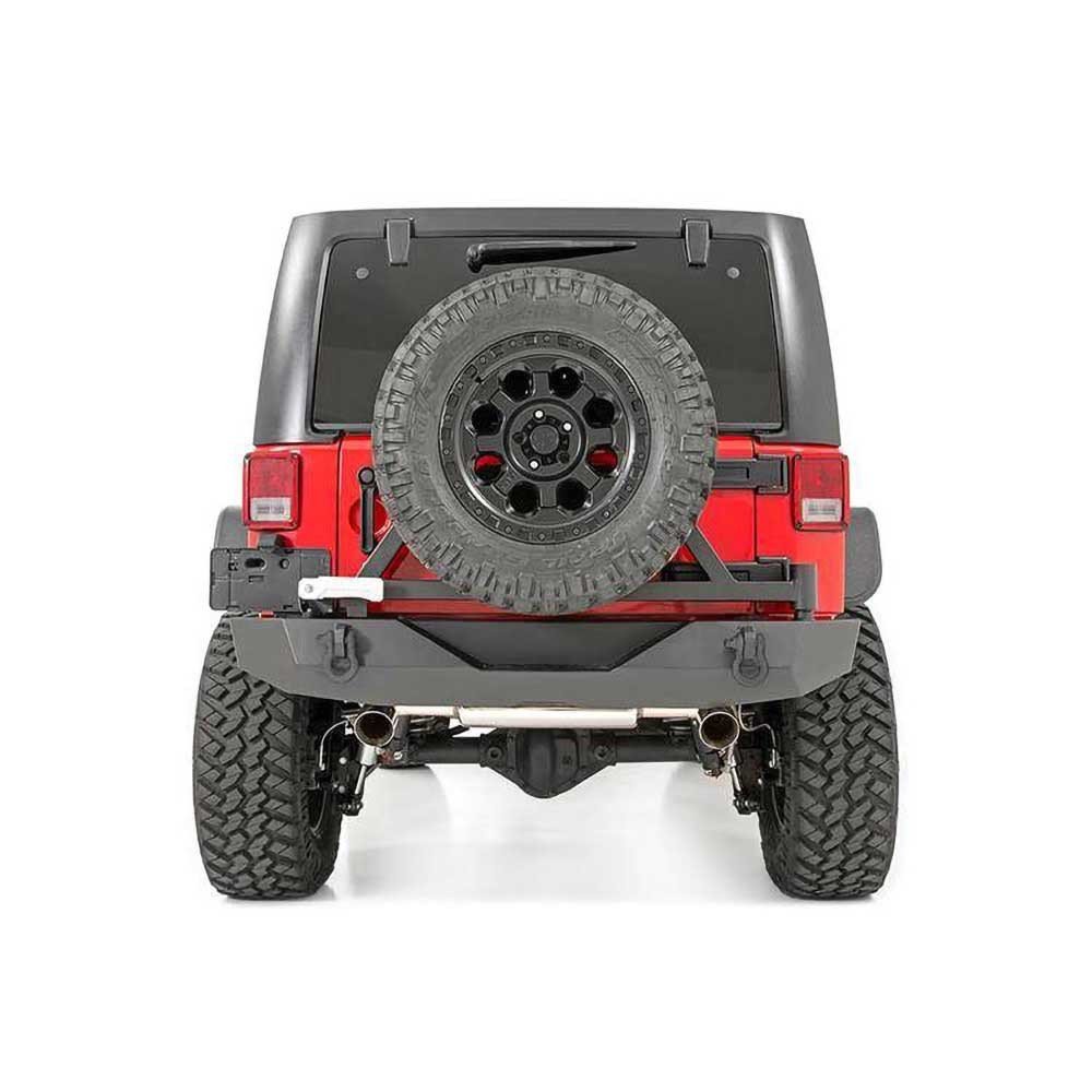 Rear bumper with tyre carrier Rough Country Rock Crawler - Autoricambi4x4