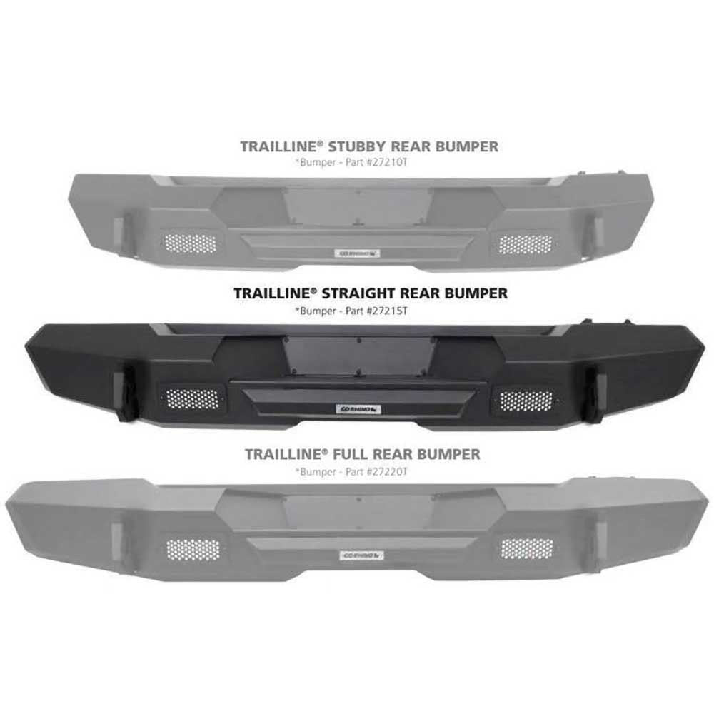 Rear straight bumper Go Rhino Trailline - Autoricambi4x4