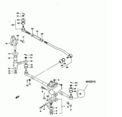 SBARRA/BARRA ACCOPPIAMENTO STERZO SUZUKI VITARA - Autoricambi4x4