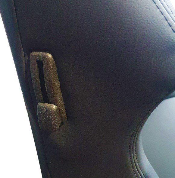 SEDILE SPORTIVO K1SS ECOPELLE NERO - Autoricambi4x4