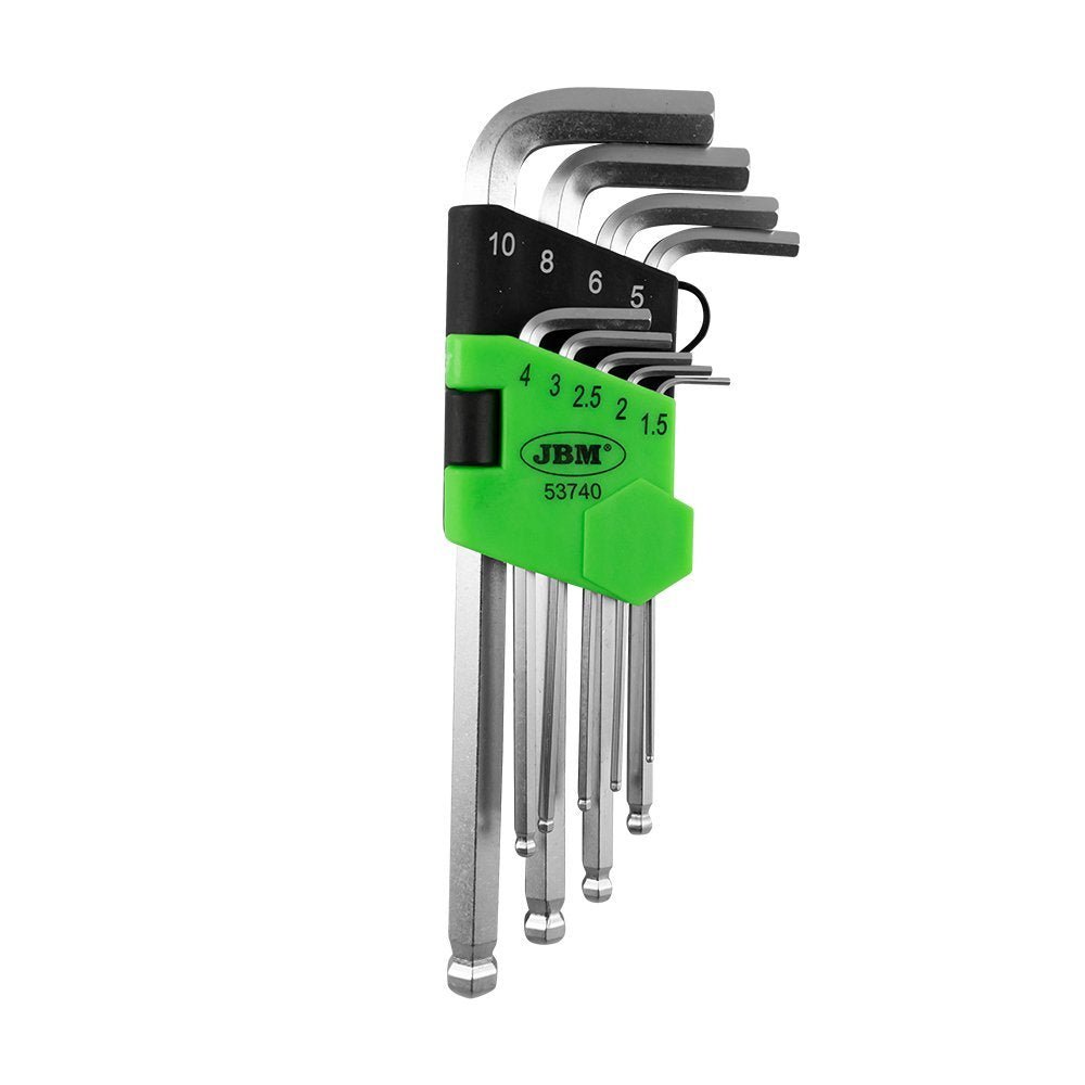 SET DI 9 UGELLI/CHIAVI ESAGONALI (CORTI) - Autoricambi4x4