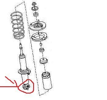 SILENTBLOCK/ BOCCOLA AMMORTIZZATORE ANTERIORE NISSAN NAVARA D40/ PATHFINDER III - Autoricambi4x4