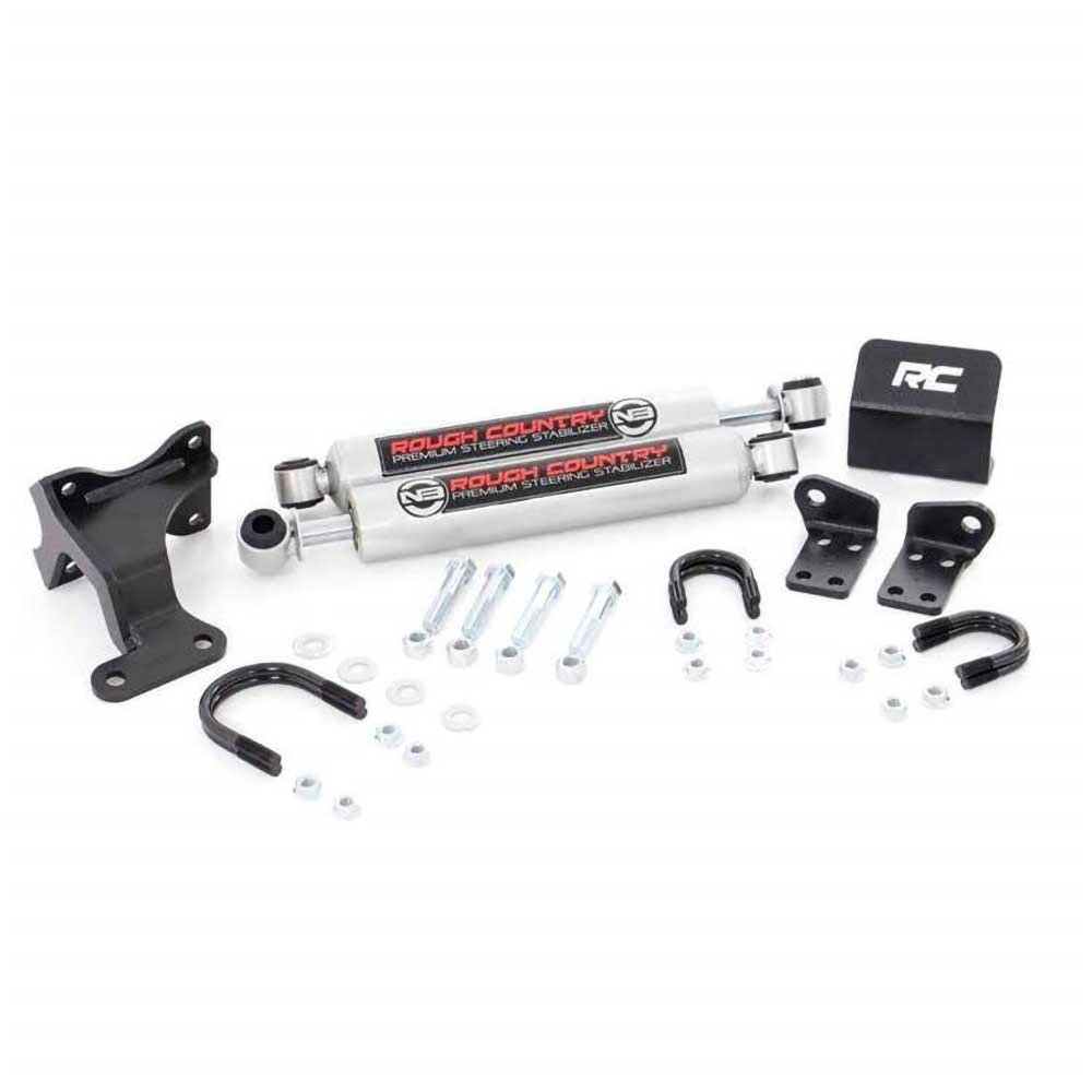 Stabilizzatore di sterzo doppio Rough Country N3 Lift 2 - 8" - Autoricambi4x4