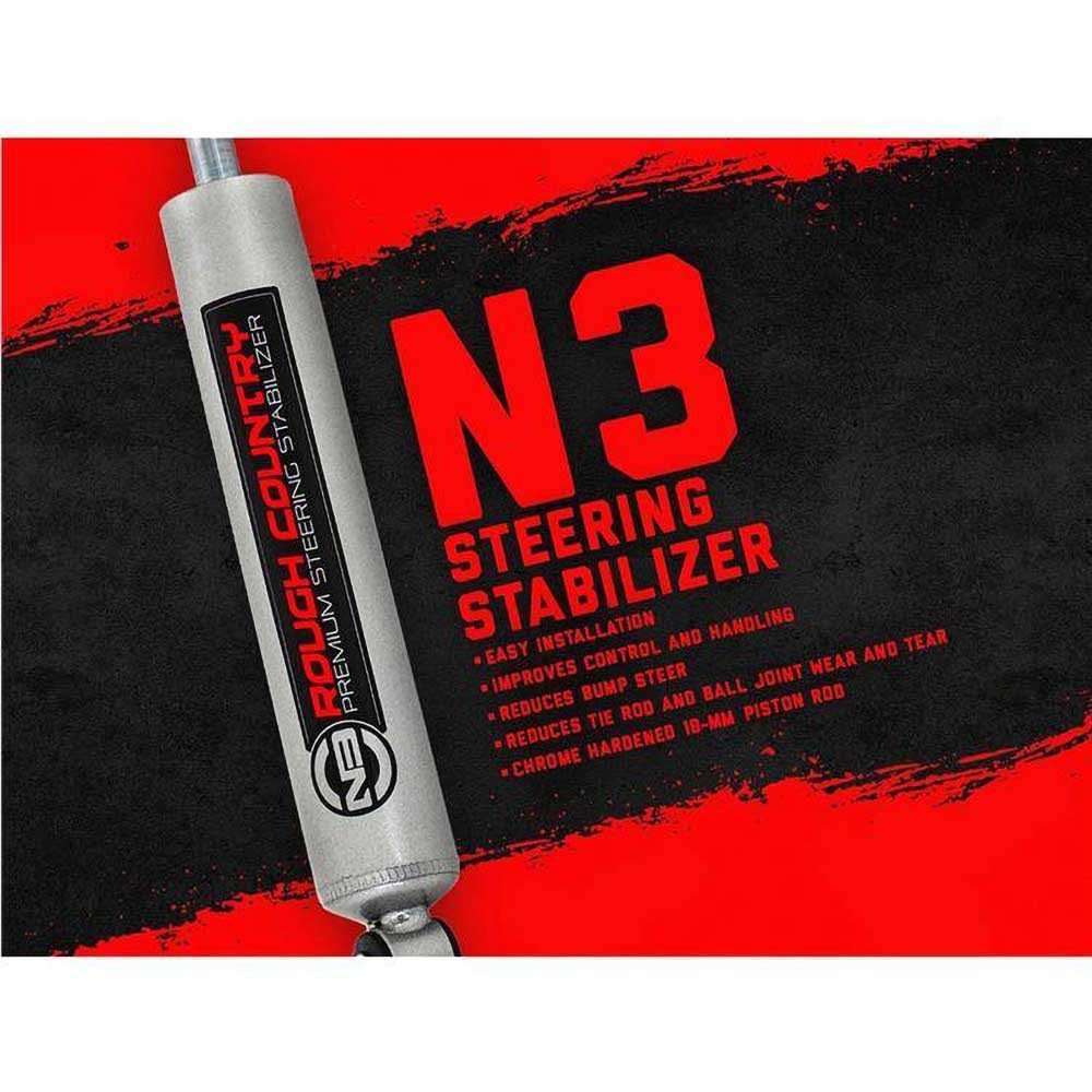 Stabilizzatore sterzo HD nero OEM Skyjacker - Autoricambi4x4