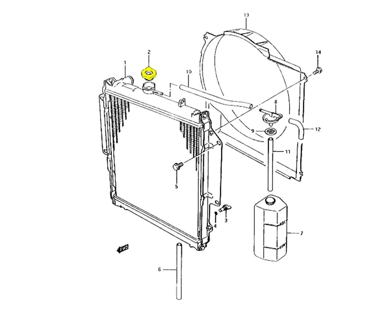 TAPPO RADIATORE SUZUKI SJ413 - Autoricambi4x4