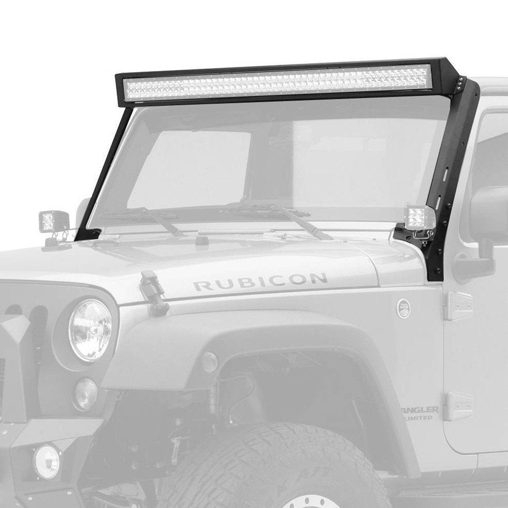 Telaio luce parabrezza per barra luminosa 50" Go Rhino - Autoricambi4x4