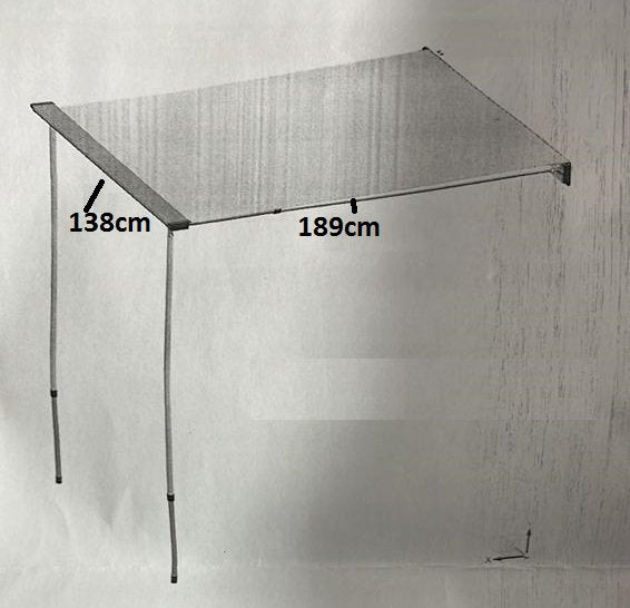 TENDA DA CAMPEGGIO/ TENDINO LATERALE PER FUORISTRADA (2MT) - Autoricambi4x4