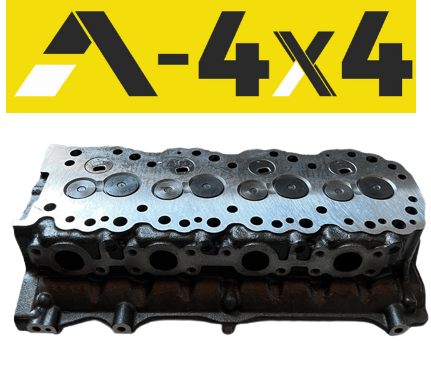 TESTATA MOTORE COMPLETA TOYOTA LAND CRUISER LJ70 I / HILUX 2.5 TD (3 SUPPORTI) - Autoricambi4x4