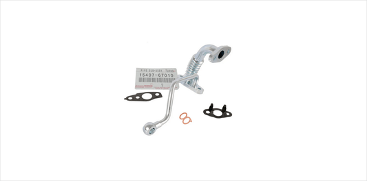 TUBO OLIO TURBINA TOYOTA KZJ70/ KZJ90/ HILUX 3.0 TD completo di guarnizioni (ORIGINALI) - Autoricambi4x4
