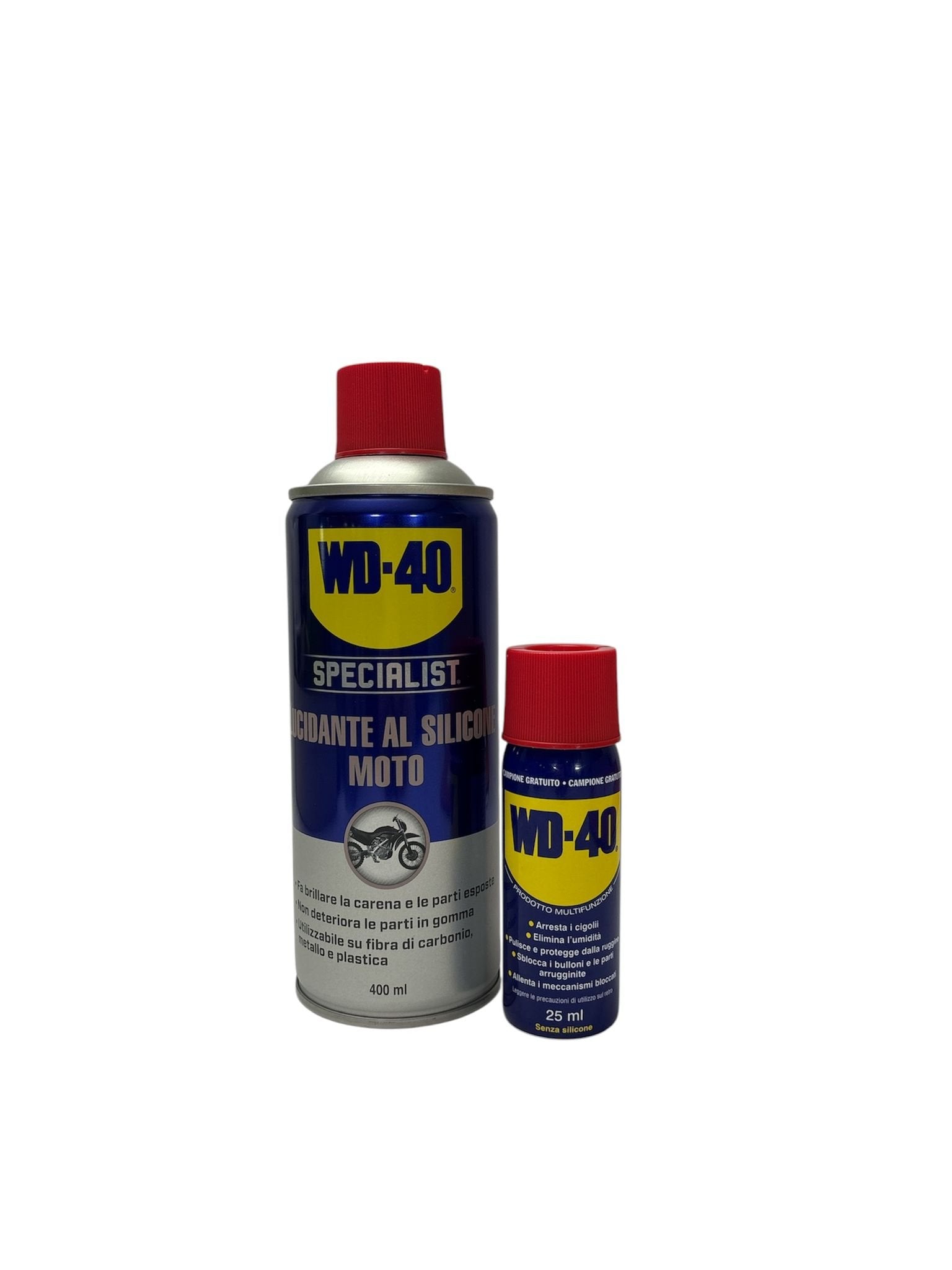 WD - 40 LUCIDANTE AL SILICONE MOTO 400ML - Autoricambi4x4